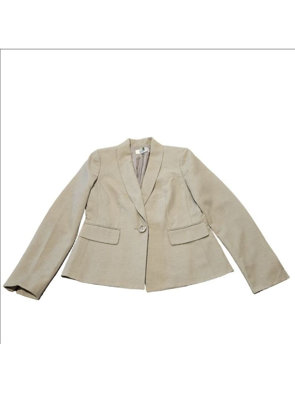 Women's Le Suit Beige Blazer Size 6